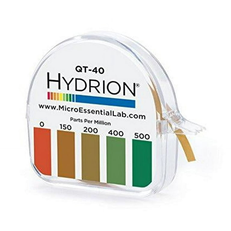 Hydrion QT-40 Quaternary Sanitizer Test Tape 15 feet Roll Quat
