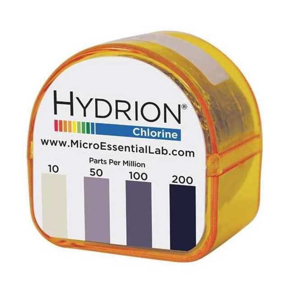 Hydrion Test Paper Refill,CL2,10-200 ppm,PK10 CMR-245