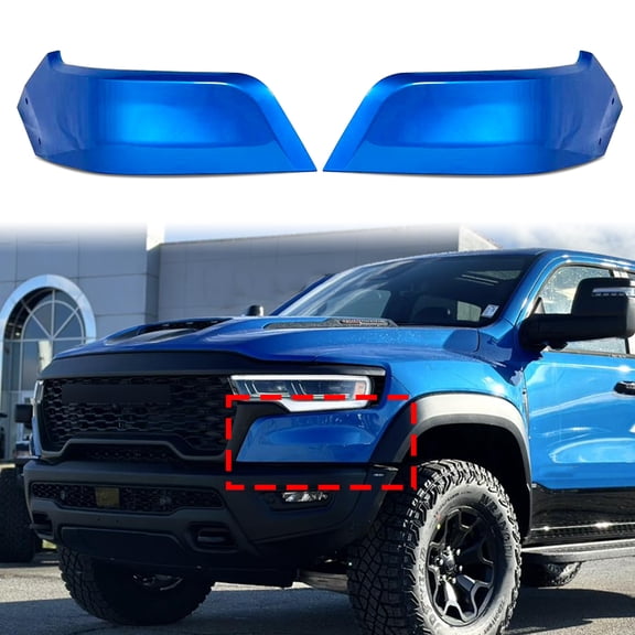 Hydro Blue Fits Dodge RAM 1500 2025-2026 Front Bumper Upper Side Cover