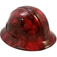 thumbnail image 1 of Hades Skull Red Hydro Dipped Hard Hats Full Brim Style with 4 Pt Suspension, 1 of 4