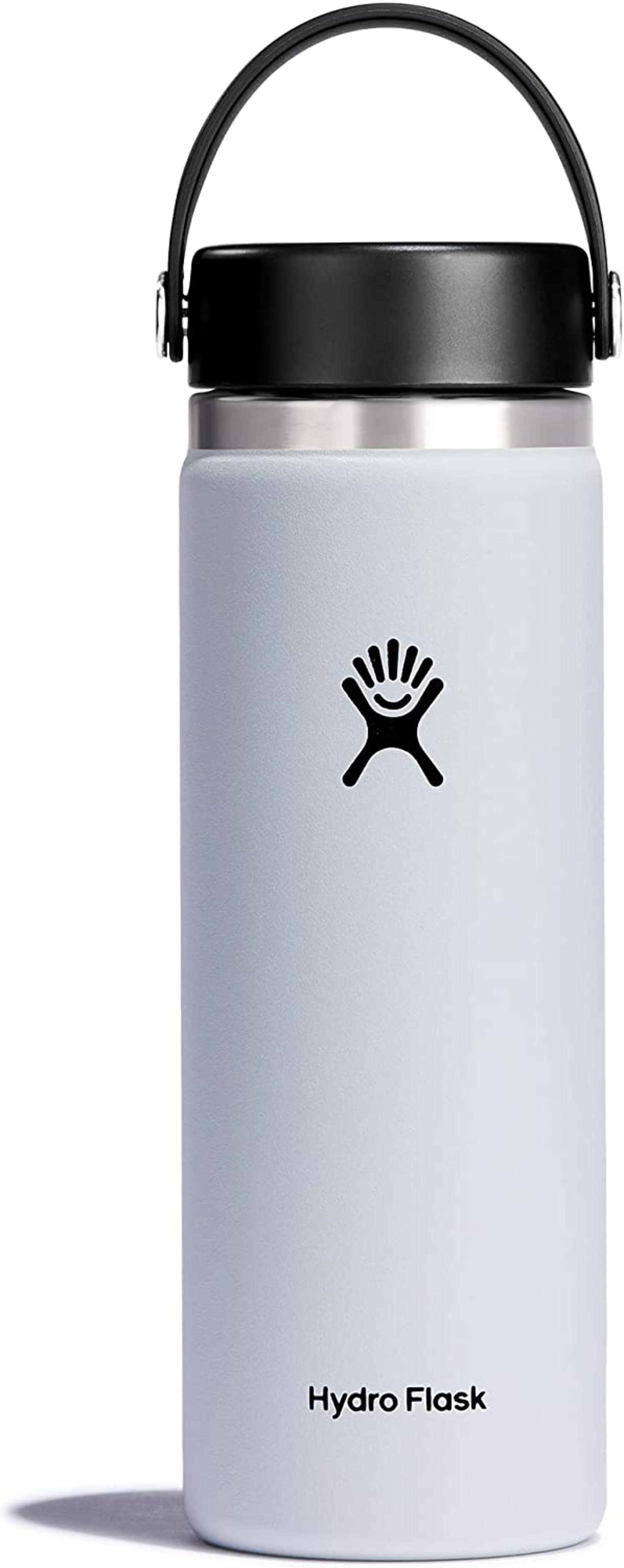 Hydro Flask 20 oz Wide Mouth Bottle with Flex Cap - White