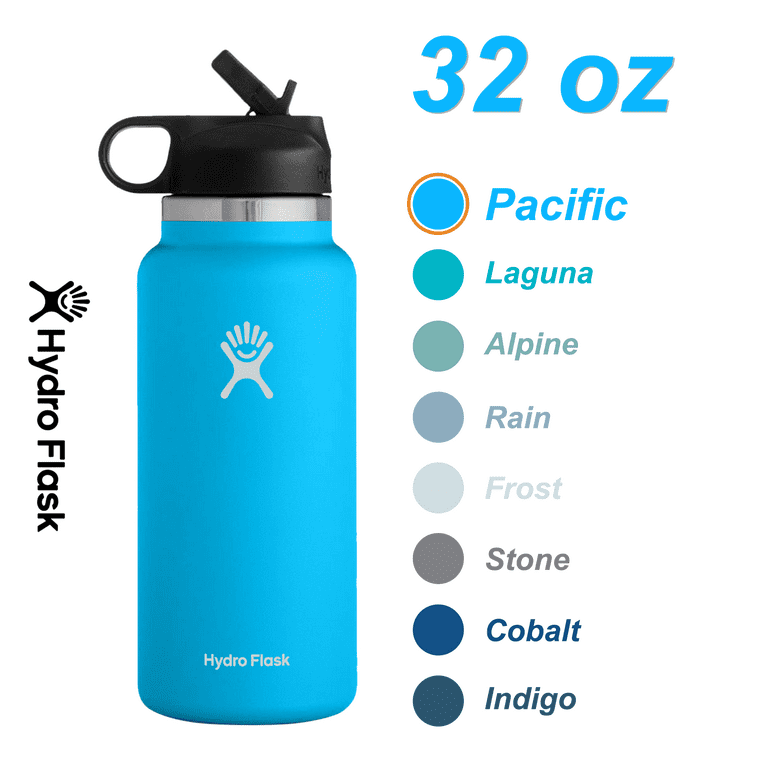 Hydro Flask 32OZ Wide Mouth 2.0 Water Bottle, Straw Lid, Multiple