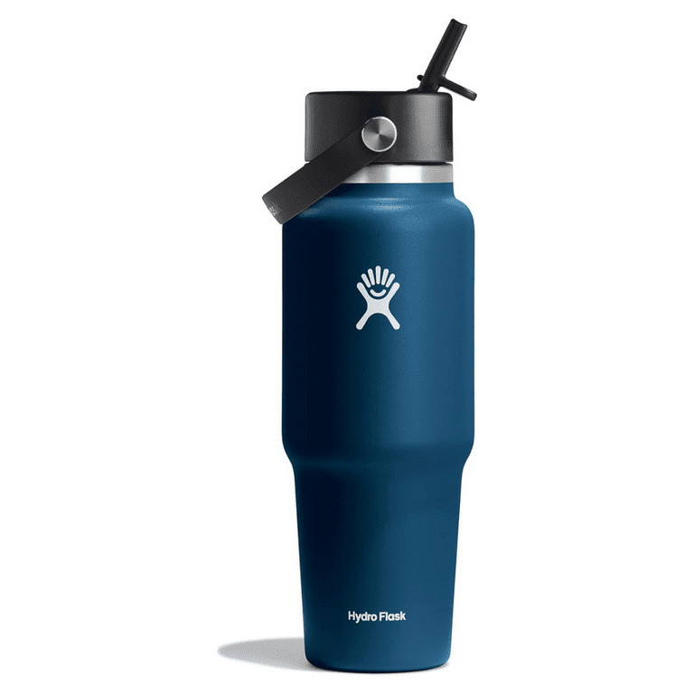 Hydro Flask 32oz Wide Mouth Flex Straw Travel Bottle, Indigo