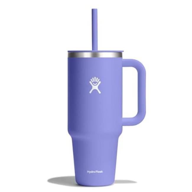 Lupine Stainless Steel Insulated Travel Tumbler with Handle and Straw