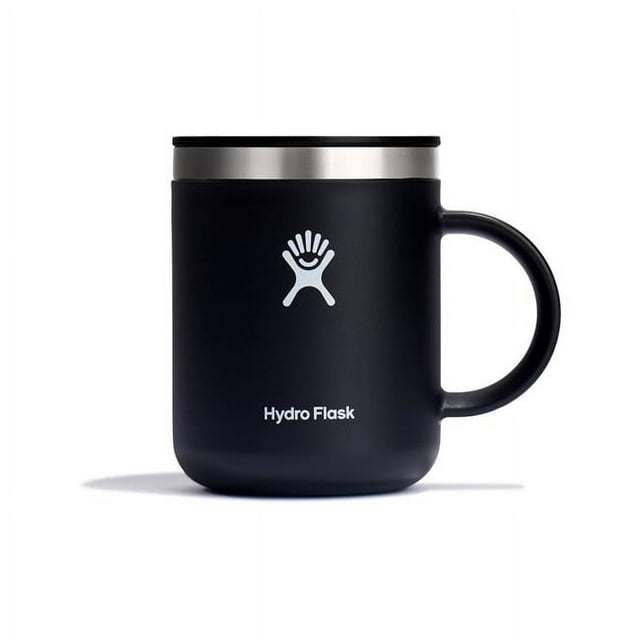 Hydro Flask Stainless Steel Reusable Mug Vacuum Insulated, BPAFree, NonToxic 24 Oz Black