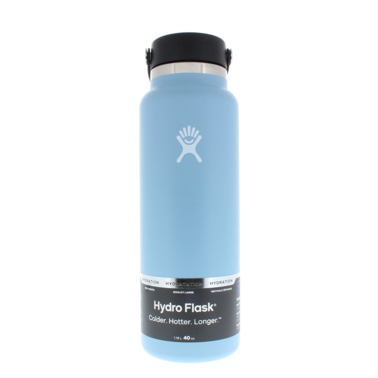 HydroFlask Water Bottle 40oz ALPINE LIGHT BLUE BNWT! (MSRP $49.95)