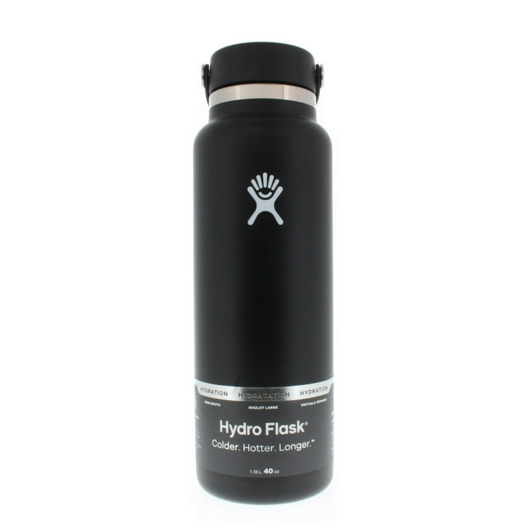 Hydro Flask 40 Oz Black Water Bottle - W40BTS001