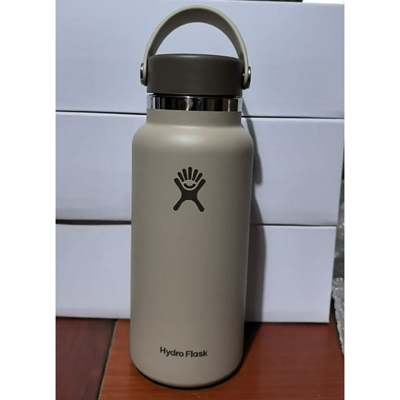 Hydro Flask Wide Mouth with Flex Cap - Insulated Water Bottle Brown
