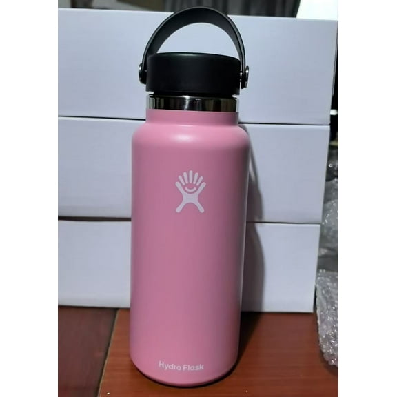 Hydro Flask Wide Mouth with Flex Cap - Insulated Water Bottle Light pink