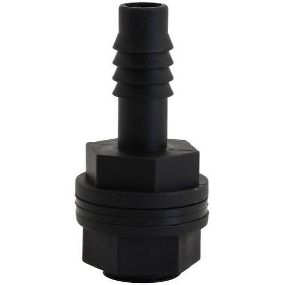 Hydro Flow Tub Outlet Straight Fitting w/ 2 Gaskets - 1/2"