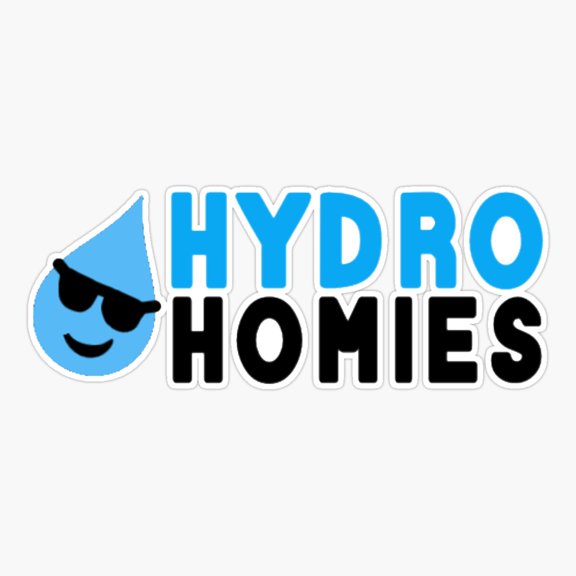 Hydro Friends Water Quote Sticker
