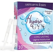 Hydro GYN Vaginal Moisturizer NDC Code 83004-006 | Long-Lasting Dryness & Discomfort Relief | Estrogen & Hormone Free | 10 Pre-Filled Applicators