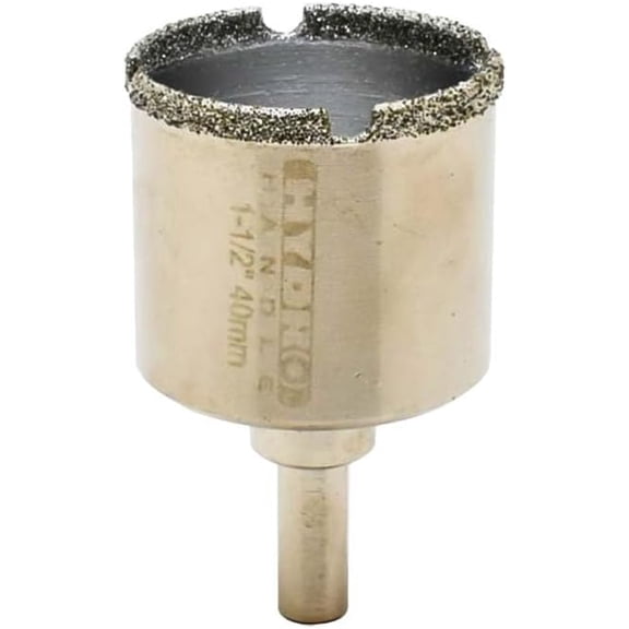 Hydro Handle HH112BIT 1-1/2" Electroplated Diamond Bit 8 mm Shank