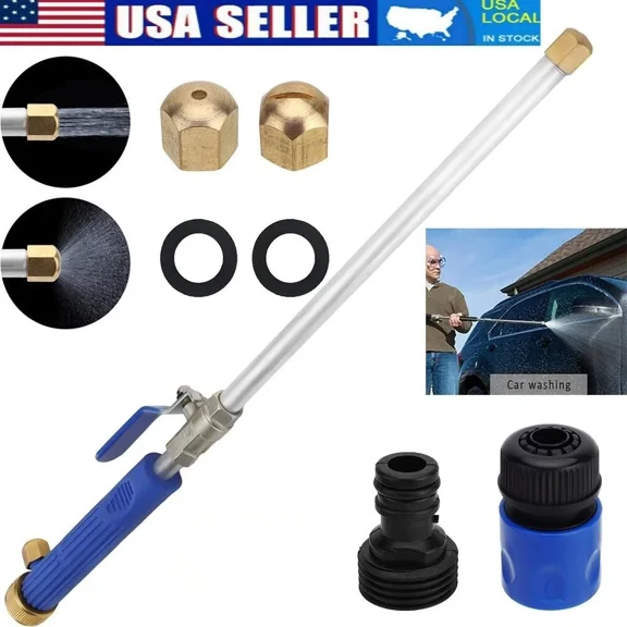Hydro Jet High Pressure Power Washer Water Spray Gun Nozzle For Car Garden Hose.