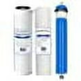thumbnail image 1 of Hydro Logic Stealth RO100 Compatible Three Filter Pack - 100 GPD RO Membrane, Carbon, Sediment Filter for Hydrologic Systems by IPW Industries Inc, 1 of 1