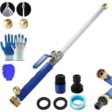 Hydro Nozzle Pressure Washer - 2-in-1 Portable Power Cleaning Wand For Garden Hose