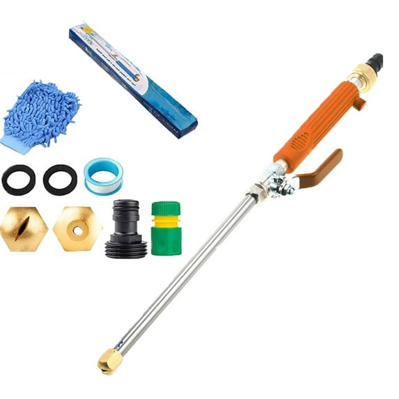 Hydro Nozzle 3000 PSI for Water Hose, Jet Nozzle Power Washer for Garden Hose, High Pressure Hose Nozzle with 2 Different Nozzles & Quick Connectors, Watering Sprayer Cleaning Tool for Car, Patio