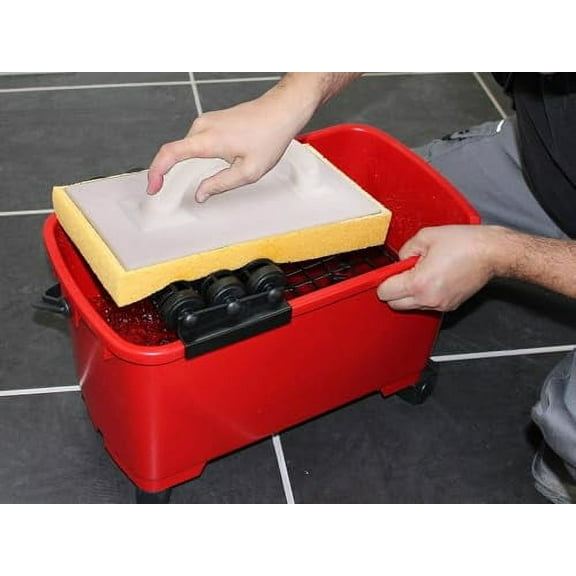 Hydro Plus Pro Grout Trowel with Sponge (Plastic, 28 x 14 cm) Grey