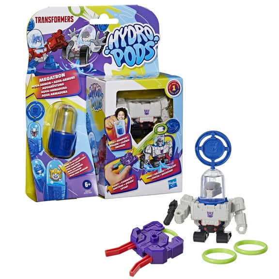 Hydro Pods Transformers Megatron Aqua Armor, Water Activated Mech Suit Battle Toy