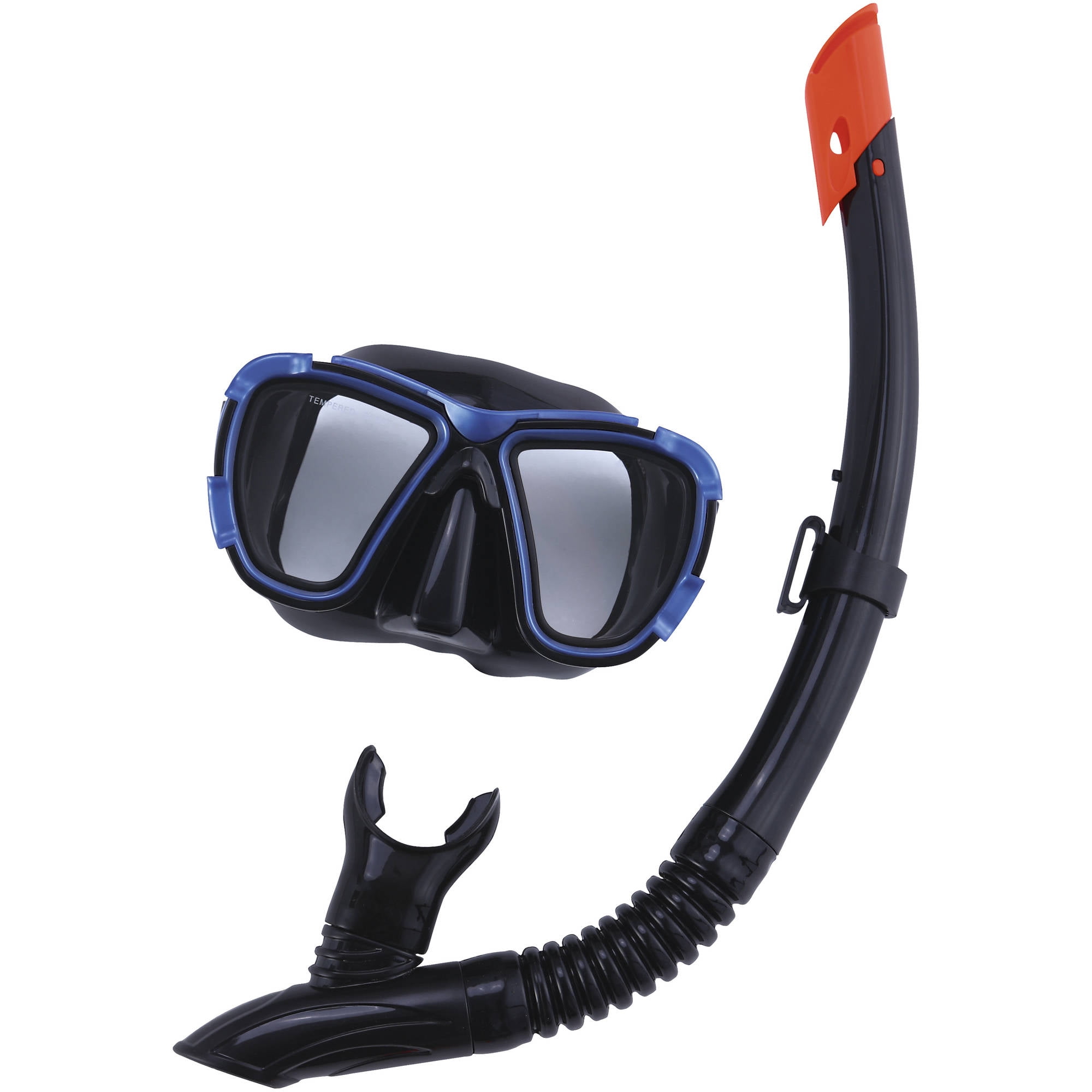 Hydro-Pro Blacksea Mask and Snorkel Set, Blue 