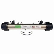 Hydro Quip HQ260071DS7SK 15 in. Universal 5.5KW Dual Sensor Flow Thru Heater Assembly