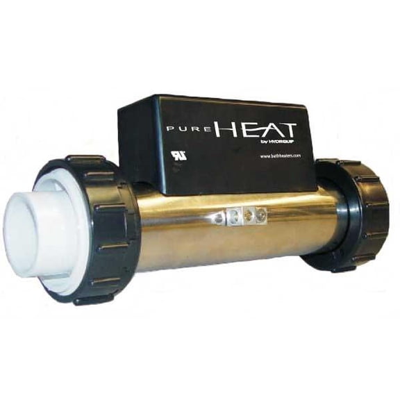 Hydro-Quip Pure Heat 1-1/2in. Universal In-Line Compact 650W Whirlpool Bath Heater PH101-65UP