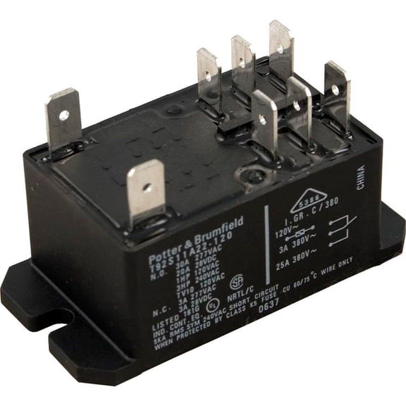 Hydro-Quip Relay P&B T92S7A22 120V Dpst T92S7A22-120