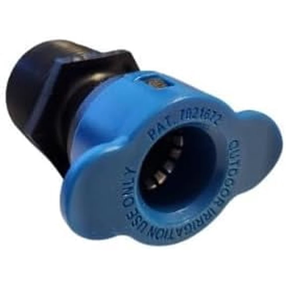 (25 pack) Hydro-Rain BL-436-101 - 1/2" Blu-Lock to 3/4" MPT Irrigation Fitting, Professional-Grade, High-Impact, UV-Resistant ABS Body