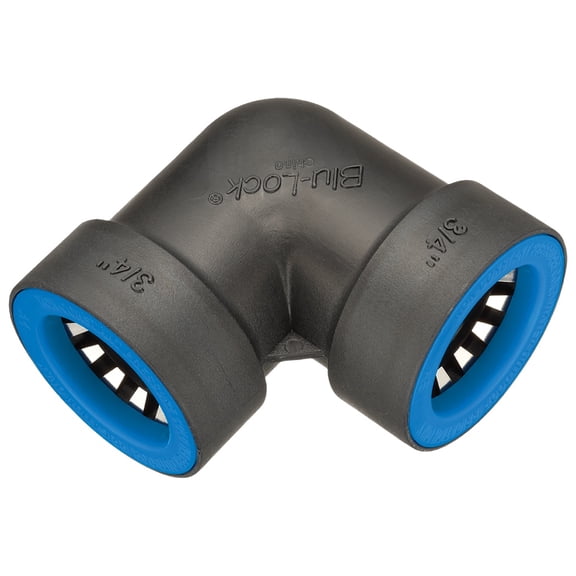 Hydro-Rain Blu-Lock Elbow-Size:3/4"