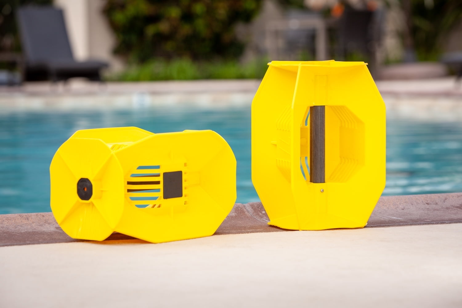 Paire D'haltères Aquatiques Hydro-Tone - Fitness En Piscine, Résistance, Jaunes