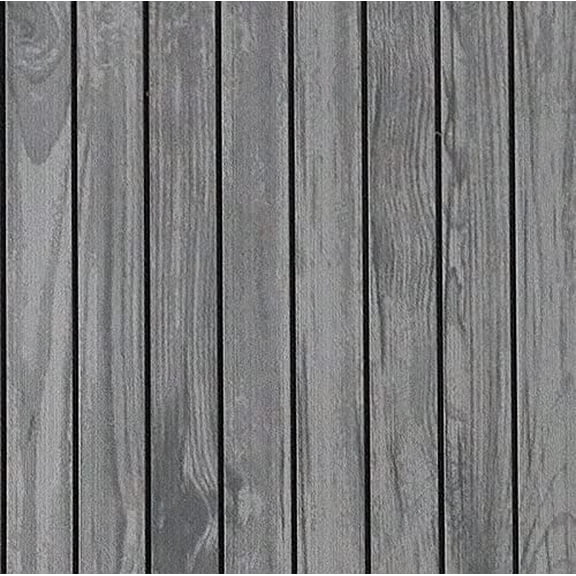 Hydro-Turf EVA Foam Boat decking Laser Etched Woodgrain Sheets with self-Adhesive (Slate Gray on Black) 41x86 inches