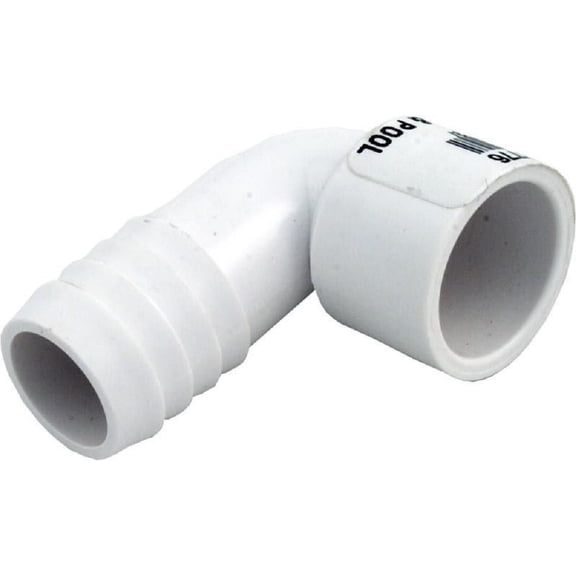 HydroAir 30-2671 0.75" Barb x 0.5" Slip Ozone II Spa Jet Barb Ell