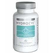 HydroEye Dry Eye Supplement with GLA and Omega-3 EPA DHA For Tear Film and Ocular Surface Support, 120 Softgels