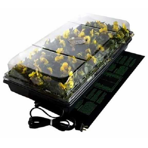 HydroFarm CK64050 Heated Germination Station Seed Starter With Heat Mat - Quantity of 3