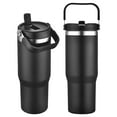 thumbnail image 1 of HydroFlow 30 oz Reusable Stainless Steel Insulated Bottle Hinged Handle, 1 of 1