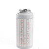 HydroJug Can Cooler – Insulated Stainless Steel Can Cooler Cup with Screw-Top Collar & Rubber Base - Slim 12oz, Primrose