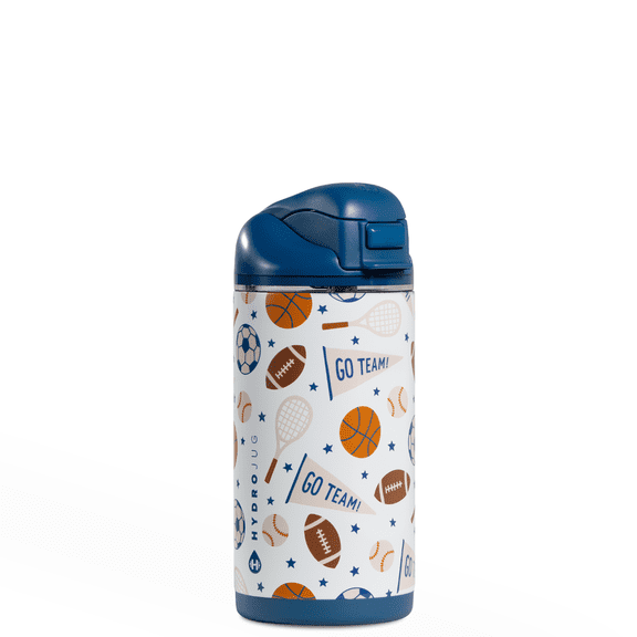 HydroJug Ease2o Kids 14oz Insulated Stainless Steel Water Bottle with Straw & Chug Lid, Leak-Resistant – All Stars