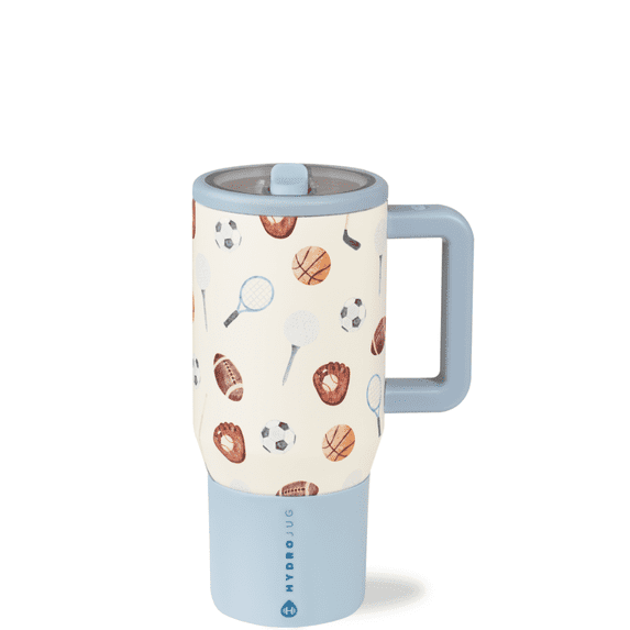 HydroJug Kids - Insulated Kids Water Bottle 20oz with Flip Straw & Handle - Leak-Proof & Durable, BPA-Free & Kid-Friendly Design - Sports