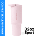 thumbnail image 1 of HydroJug Sport 32 oz Stainless Steel Water Bottle with Flip Straw, Insulated Leak-Proof Tumbler for Gym & Outdoor - Pink Sand, 1 of 7
