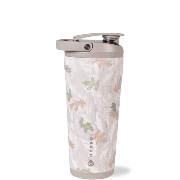 HydroJug Stainless Steel Shaker 24 oz - Insulated, Leakproof, BPA-Free with Silent Mixing Grate - for Fitness, Sports & Everyday Use - Camo