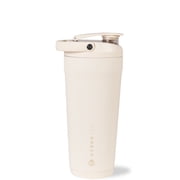 HydroJug Stainless Steel Shaker 24 oz - Insulated, Leakproof, BPA-Free with Silent Mixing Grate - for Fitness, Sports & Everyday Use - Cream