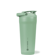 HydroJug Stainless Steel Shaker 24 oz - Insulated, Leakproof, BPA-Free with Silent Mixing Grate - for Fitness, Sports & Everyday Use - Sage