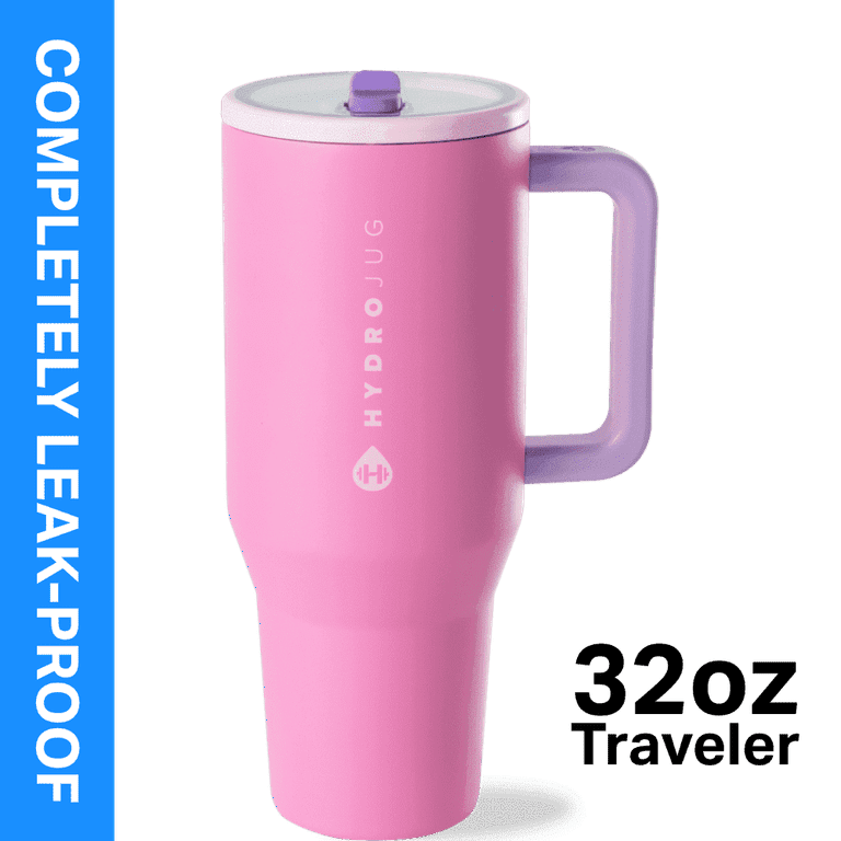 HydroJug Traveler - Water Bottle with Handle & Flip Straw