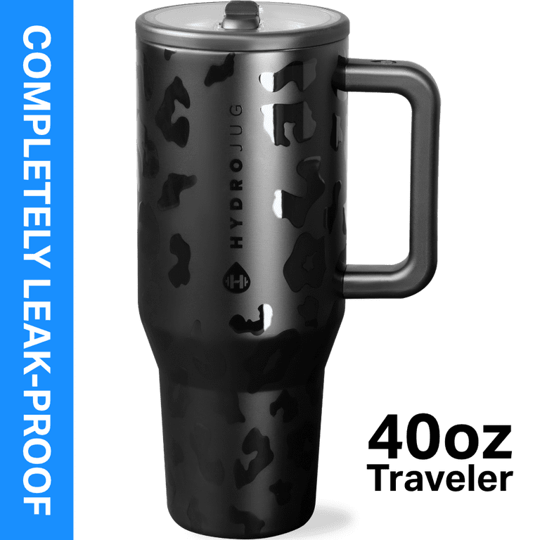 HydroJug Traveler, Insulated Stainless Steel Water Bottle, Flip