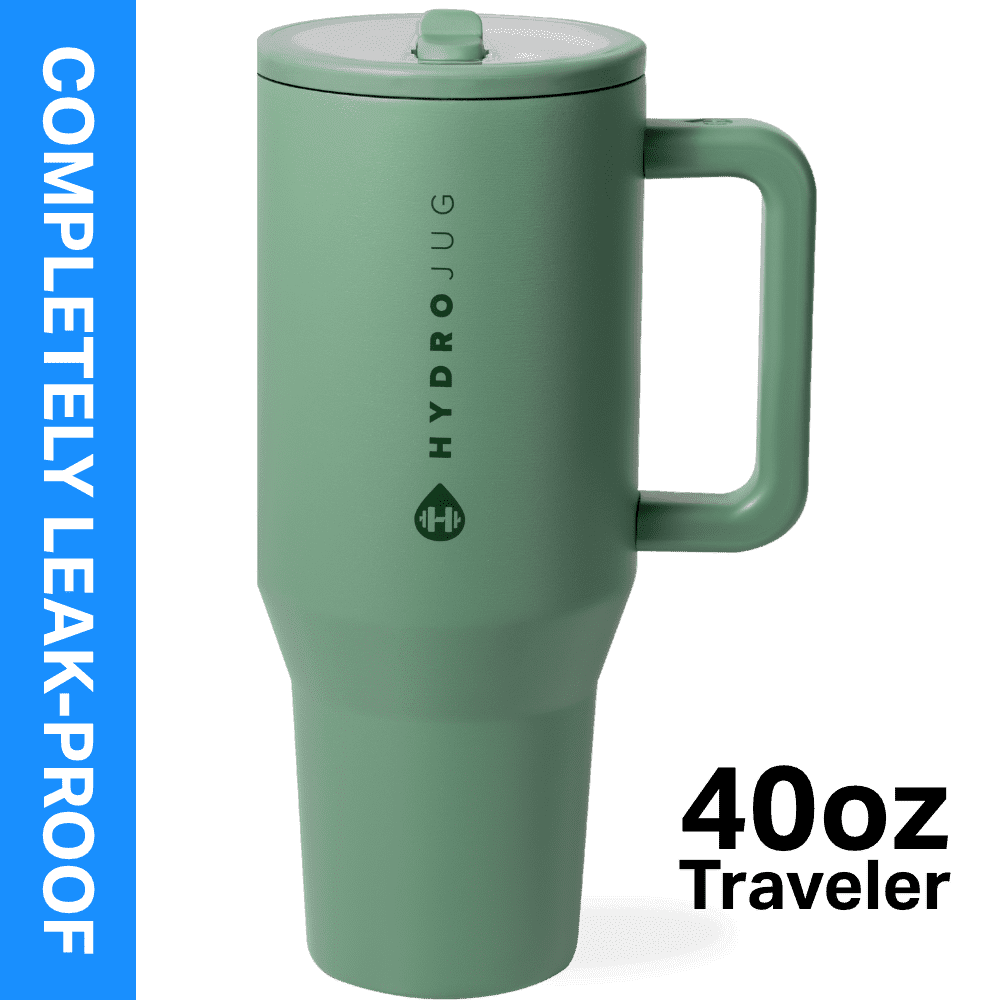 HydroJug Stainless Steel Water Bottle, 40 oz, Insulated, Lime