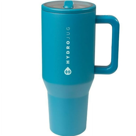 HydroJug Traveler | Leak-Proof Insulated Tumbler with Flip Straw & Cup Holder Fit Flasks Lid