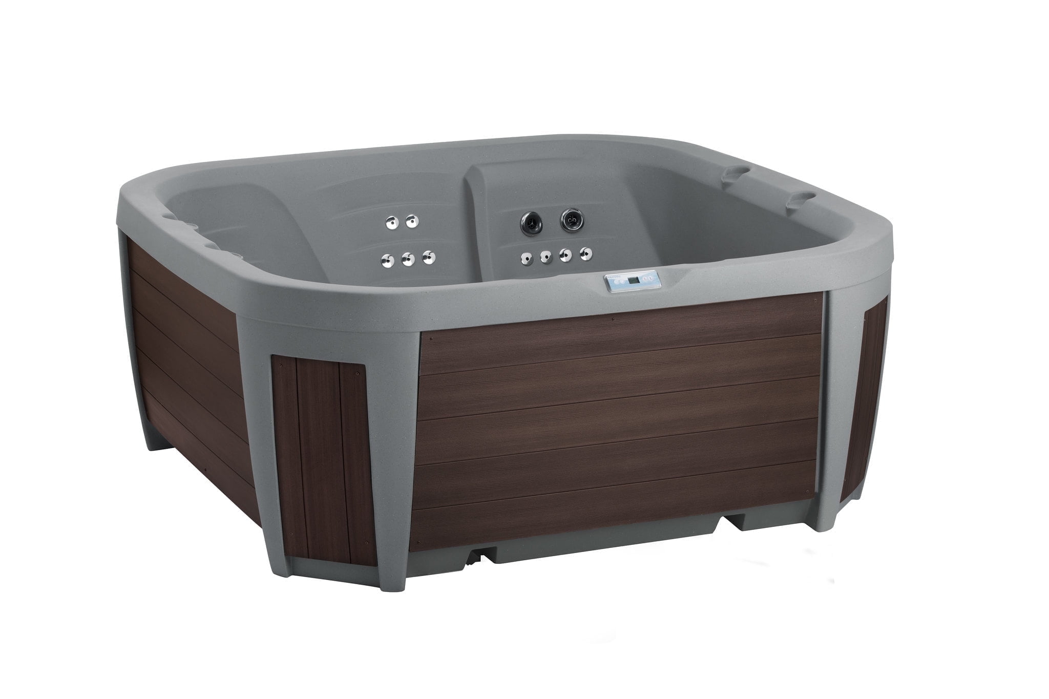All New 2025 HydroLuxe BALI LOUNGER Taupe/Brown Hot Tub - 5-person, 46 Jets, 230v