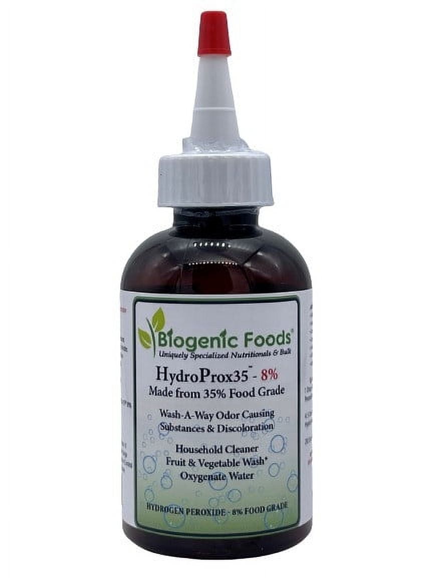 HydroProx 35 Pure 35 Food Grade Hydrogen Peroxide (Diluted to 8 for