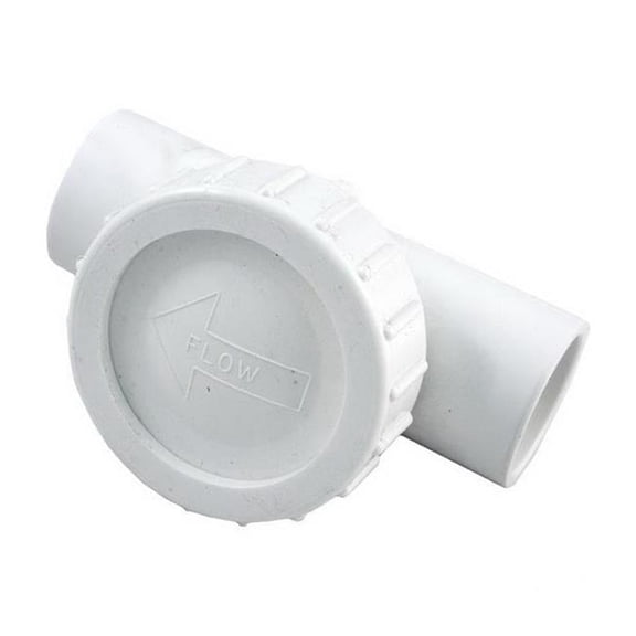 HydroQuip 600-4000 1 in. Slip Waterway Flap Check Valve