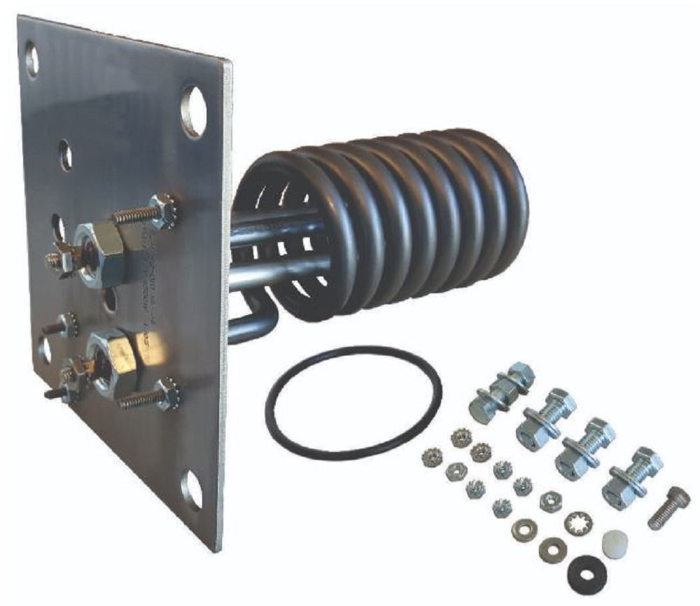 HydroQuip 12-0010F-K Square Flange 5" x 5" Size Heating Element - 5.5 KW & 240V